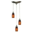 thumbnail image 1 of Elk Home 10-Inch Wide Milan Mini Pendant, Transitional, Satin Nickel, 1 of 3