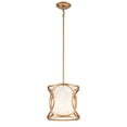 thumbnail image 1 of Elk Home 10-Inch Wide Ringlets Pendant, Contemporary, Matte Gold, 1 of 3