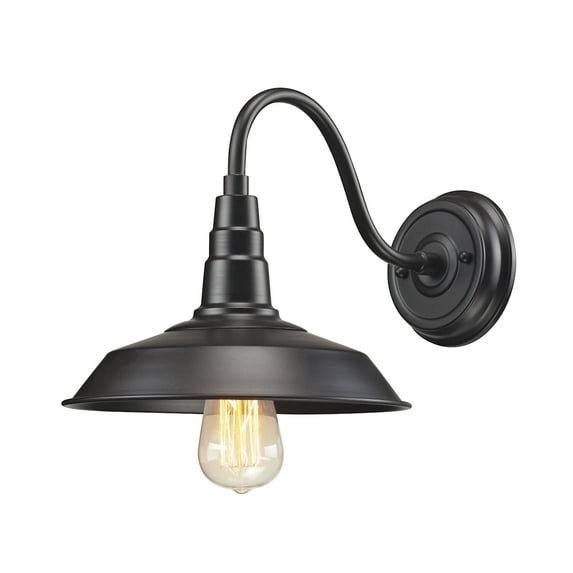 Elk Home 10-Inch Wide Urban Lodge Sconce, Transitional, Oiled Bronze