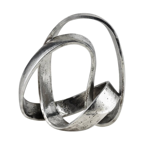 Elk Home 11.75-Inch Wide Amos Ornamental Accessory, Aged Silver