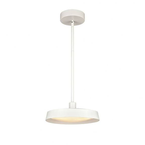 Elk Home 11.75-Inch Wide Nancy Pendant, Contemporary, Matte White
