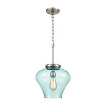 Elk Home 12-Inch Wide Amore Pendant, Modern/Modern, Satin Nickel