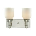 thumbnail image 1 of Elk Home 12-Inch Wide Baxter Vanity Light Transitional-Polished Nickel, 1 of 4
