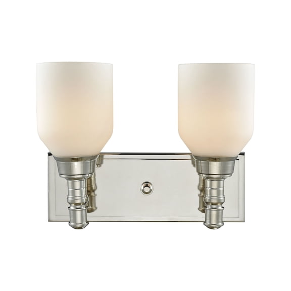Elk Home 12-Inch Wide Baxter Vanity Light Transitional-Polished Nickel