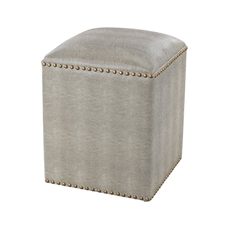 Elk Home 12-Inch Wide Beaufort Point Bench Ottoman Transitional-Gray