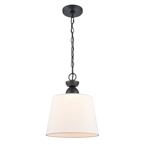 Elk Home 12-Inch Wide Kistler Pendant, Transitional, Charcoal