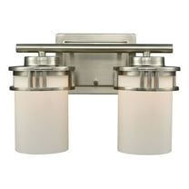Elk Home 12-Inch Wide Ravendale Vanity Light, Brushed Nickel