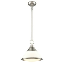 Elk Home 12-Inch Wide Sven Pendant, Transitional, Satin Nickel