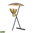 thumbnail image 1 of Elk Home 12-Inch Wide Wyman Square Table Lamp, Modern, Satin Gold, 1 of 5