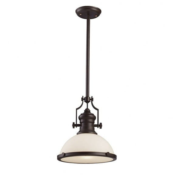 Elk Home 13-Inch Wide Chadwick Pendant, Transitional, Oiled Bronze