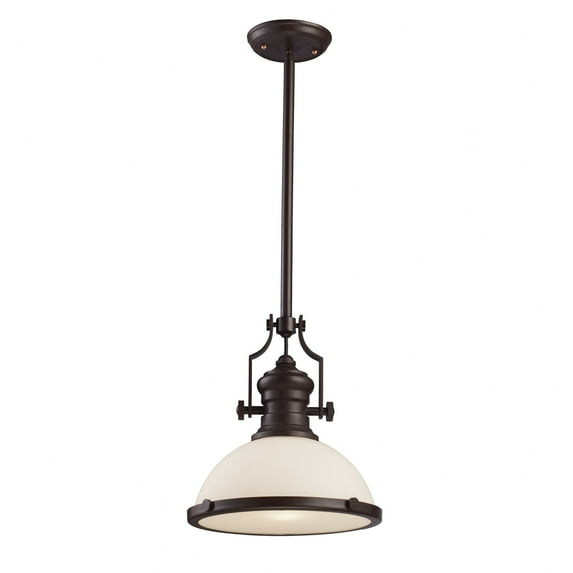 Elk Home 13-Inch Wide Chadwick Pendant, Transitional, Oiled Bronze