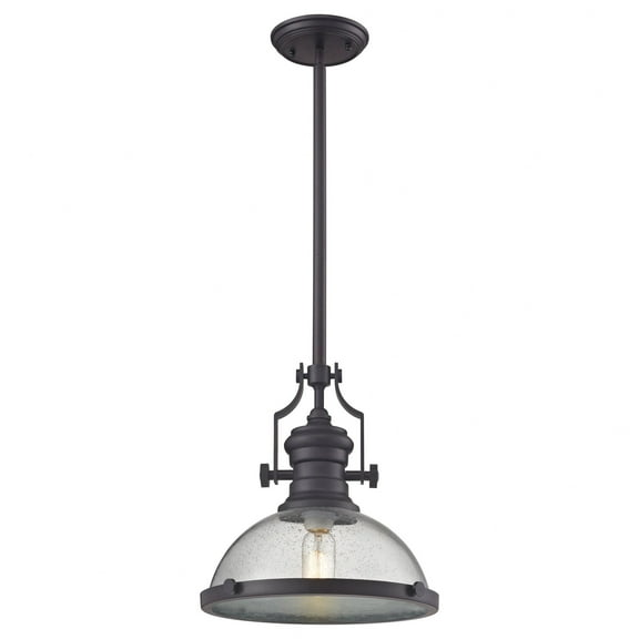 Elk Home 13-Inch Wide Chadwick Pendant, Transitional, Oiled Bronze