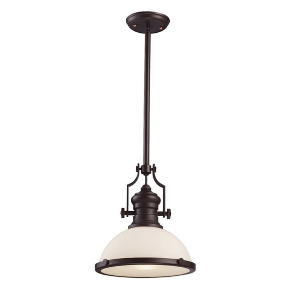 Elk Home 13-Inch Wide Chadwick Pendant, Transitional, Oiled Bronze