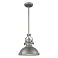 thumbnail image 1 of Elk Home 13-Inch Wide Chadwick Pendant, Transitional, Weathered Zinc, 1 of 7