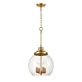 thumbnail image 1 of Elk Home 13-Inch Wide Chandra Pendant, Transitional, Burnished Brass, 1 of 3