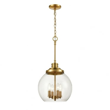 Elk Home 13-Inch Wide Chandra Pendant, Transitional, Burnished Brass