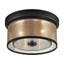 Elk Home 13-Inch Wide Diffusion Flush Mount, Oil Rubbed Bronze