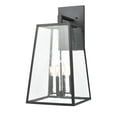 thumbnail image 1 of Elk Home 13-Inch Wide Outdoor Meditterano Wall Sconce, Matte Black, 1 of 5