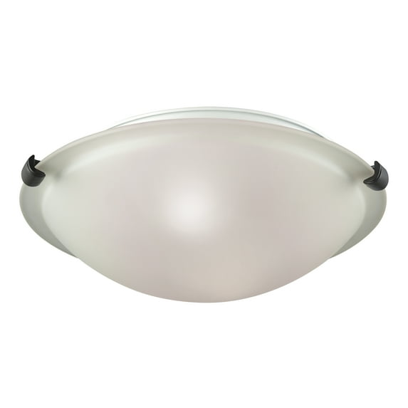 Elk Home 13-Inch Wide Sunglow Flush Mount, Modern, Brushed Nickel