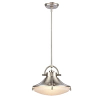 Elk Home 13-Inch Wide Urbanite Pendant, Transitional, Satin Nickel