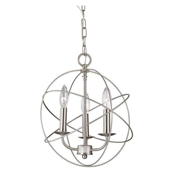Elk Home 13-Inch Wide Williamsport Chandelier, Brushed Nickel