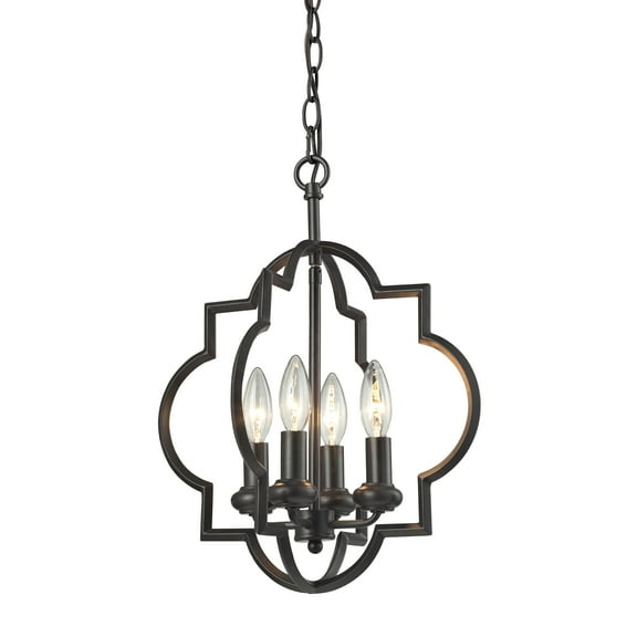 Elk Home 14-Inch Wide Chandette Chandelier, Oil Rubbed Bronze