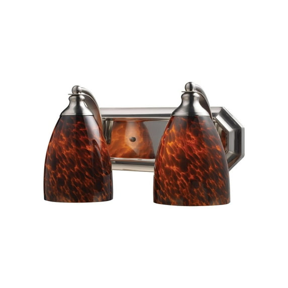 Elk Home 14-Inch Wide Mix-N-Match Vanity Light, Satin Nickel