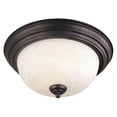 thumbnail image 1 of Elk Home 14-Inch Wide Tahoe Flush Mount, Traditional, Painted Bronze, 1 of 3