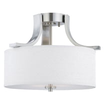 Elk Home 15.25-Inch Wide Pendenza Flush Mount, Brushed Nickel