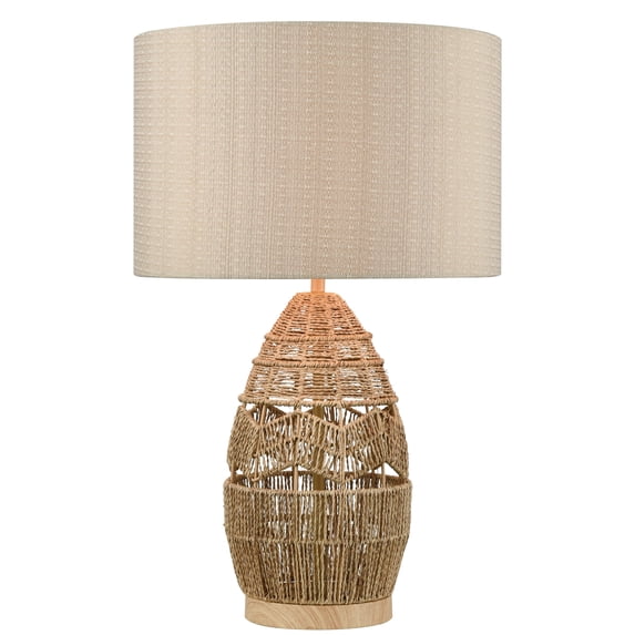 Elk Home 15.5-Inch Wide Husk Table Lamp, Transitional, Natural
