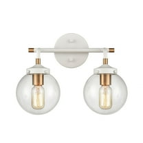 Elk Home 15-Inch Wide Boudreaux Vanity Light, Modern, Matte White
