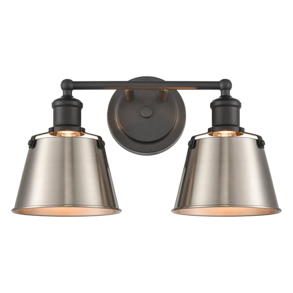 Elk Home 15-Inch Wide Holgate Vanity Light, Traditional, Charcoal