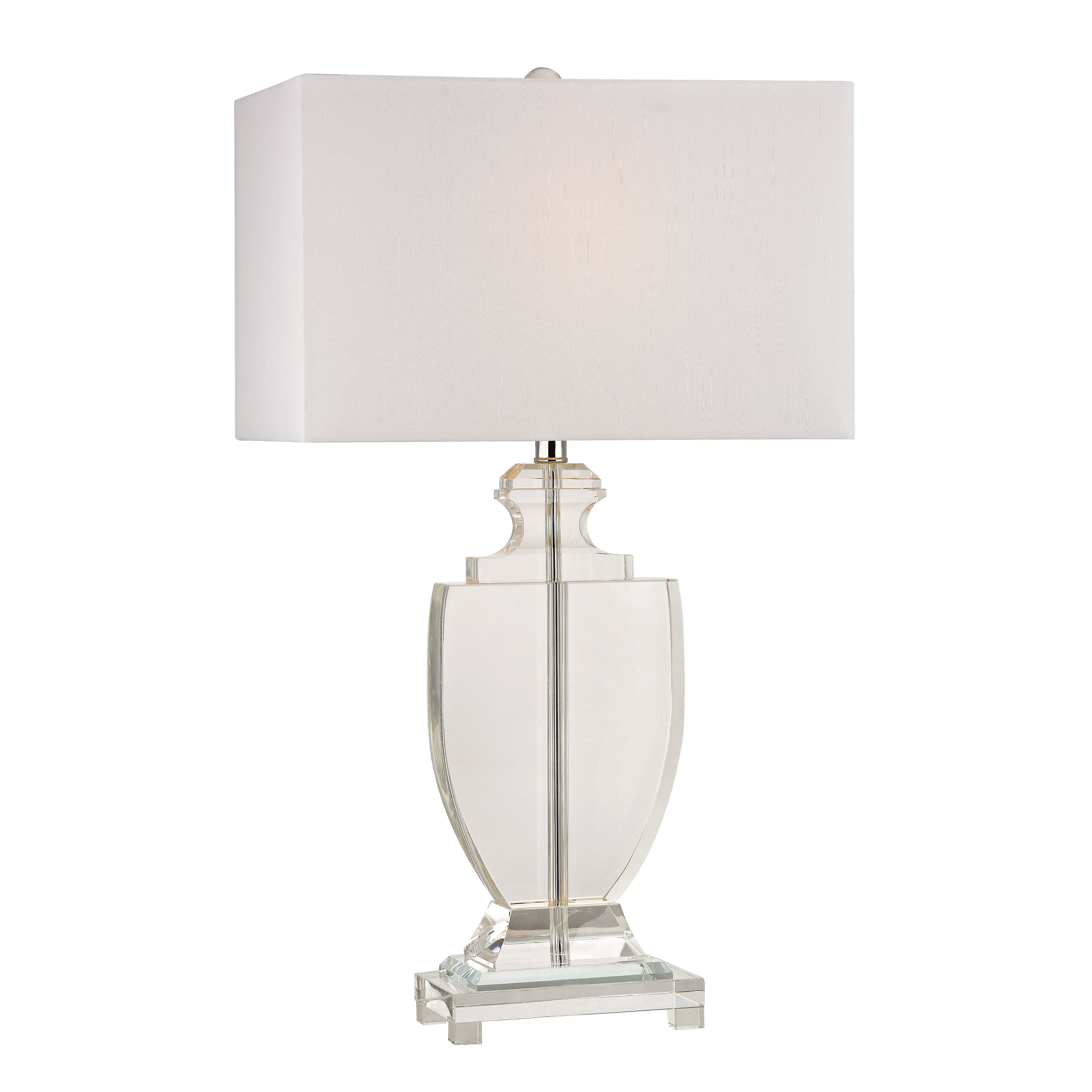 Elk Home 16-Inch Wide Avonmead Table Lamp, Traditional, Clear