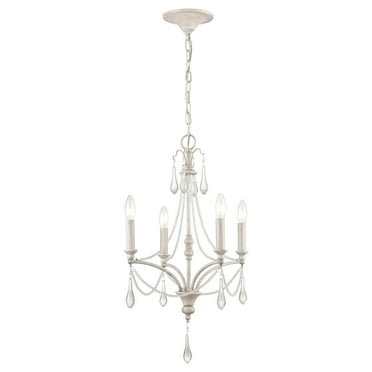 Elk Home 16-Inch Wide French Parlor Chandelier, Vintage White