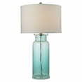 thumbnail image 1 of ELK Home Glass Bottle 30-Inch 1-Light Coastal/Beach Eclectic Table Lamp with Clear Glass Seafoam Green Shades, 1 of 9