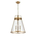 thumbnail image 1 of Elk Home 16-Inch Wide Judy Pendant, Transitional, Satin Brass, 1 of 5
