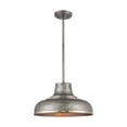 thumbnail image 1 of Elk Home 16-Inch Wide Kerin Pendant Transitional-Textured Silvery Gray, 1 of 5