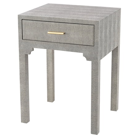 Elk Home 16-Inch Wide Sands Point Accent Table, Transitional, Gray