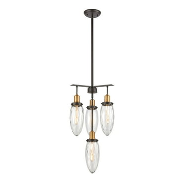 Elk Home 16-Inch Wide Shinzu Chandelier, Traditional, Oiled Bronze