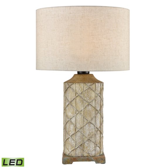 Elk Home 16-Inch Wide Sloan Table Lamp, Transitional, Antique Gray