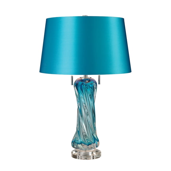 Elk Home 16-Inch Wide Vergato Table Lamp, Transitional, Blue