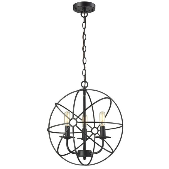 Elk Home 16-Inch Wide Yardley Chandelier, Transitional, Oiled Bronze