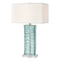 thumbnail image 1 of Elk Home Arendell 17-Inch 1-Light Transitional Lamp with Crystal Glass, Light Green Shade, 1 of 2