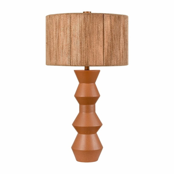 Elk Home 17-Inch Wide Belen Table Lamp, Transitional, Ochre Glazed