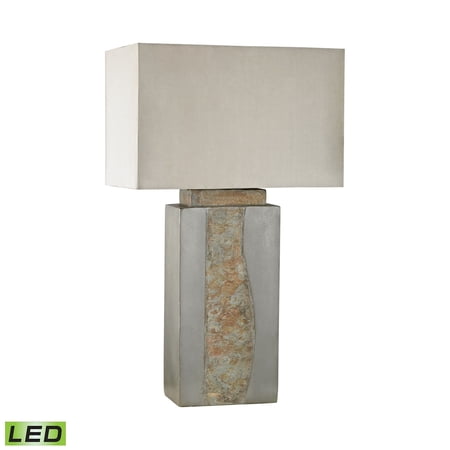Elk Home 17-Inch Wide Musee Table Lamp, Transitional, Gray