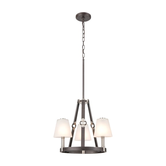 Elk Home Armstrong Grove 3-Light Transitional Chandelier in Espresso Finish