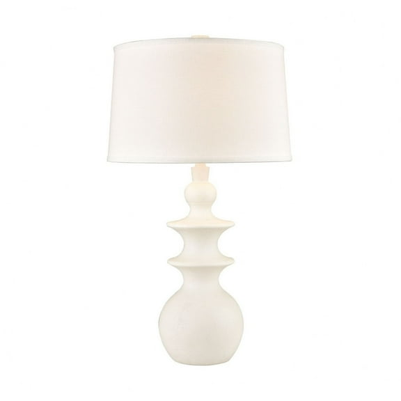 Elk Home 18-Inch Wide Depiction Table Lamp, Transitional, Matte White