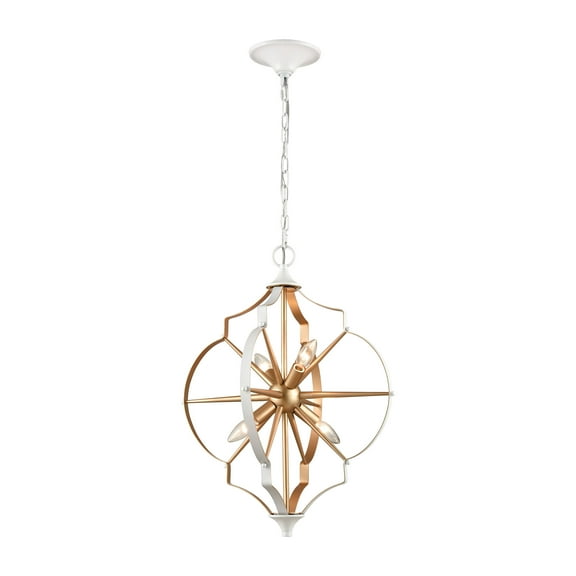Elk Home 18-Inch Wide Laguna Beach Chandelier, Contemporary, Gold
