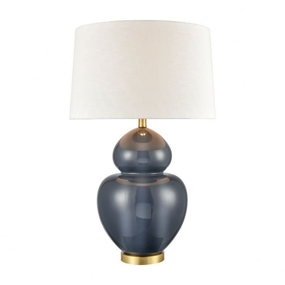 Elk Home 18-Inch Wide Perry Table Lamp, Transitional, Blue