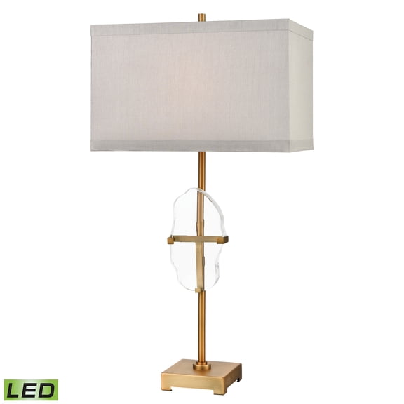 Elk Home 18-Inch Wide Priorato Table Lamp, Transitional, Clear